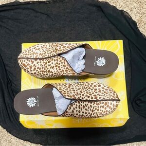 Yellow Box Beldy Platform Wedge. Still in box with wrapper. Never worn.